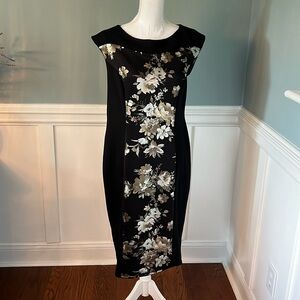 Sami&Jo dress. Size L Black with Silver/Gold front